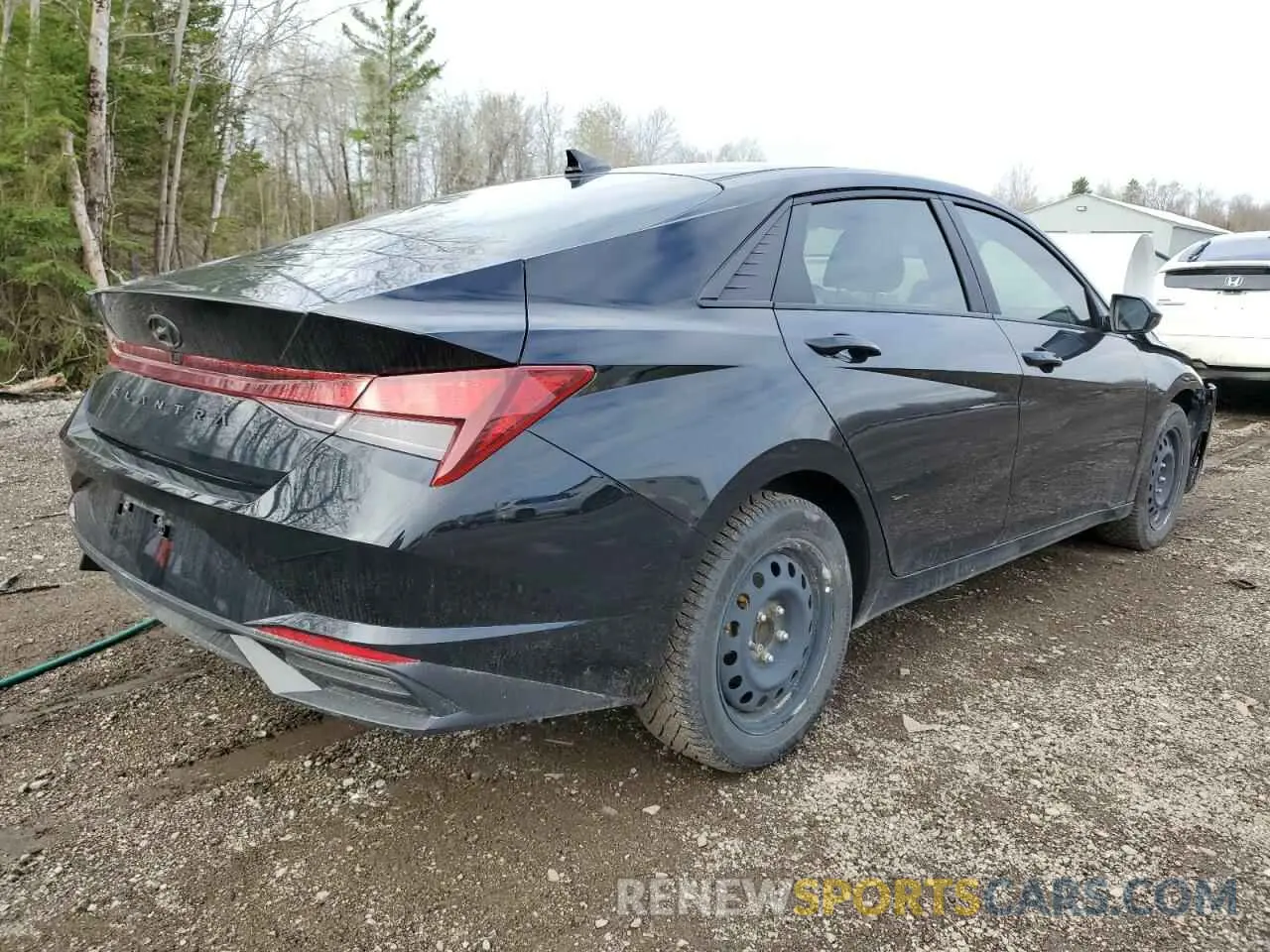 3 Photograph of a damaged car KMHLM4AG5NU286590 HYUNDAI ELANTRA 2022