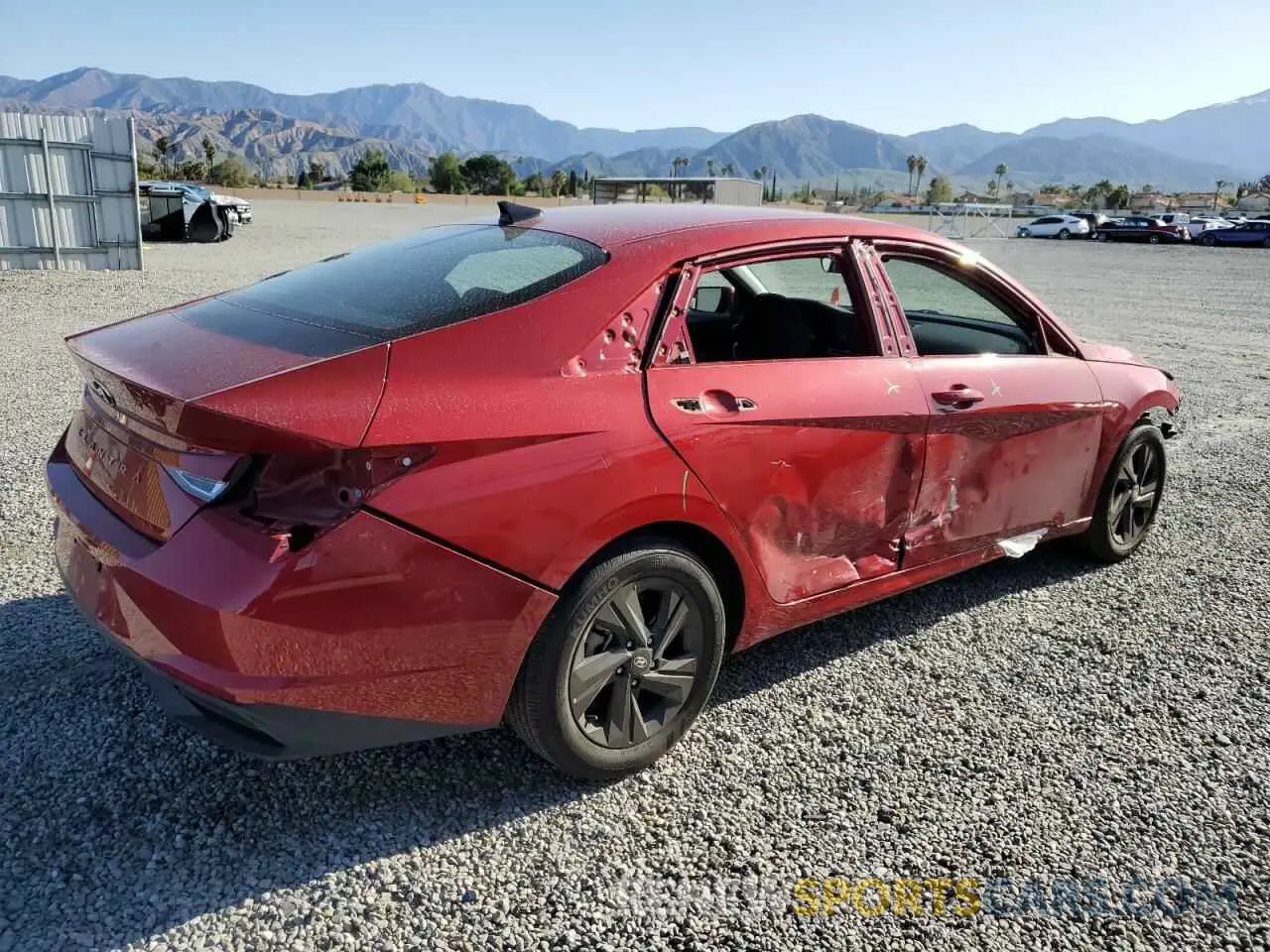 3 Photograph of a damaged car KMHLM4AG5NU357223 HYUNDAI ELANTRA 2022