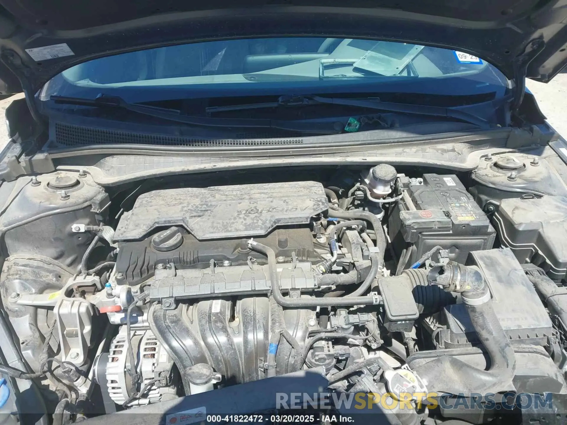 10 Photograph of a damaged car KMHLM4AG6NU224633 HYUNDAI ELANTRA 2022