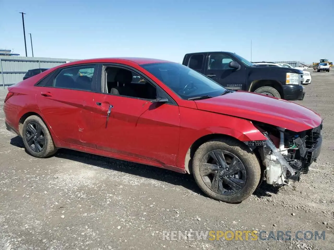 4 Photograph of a damaged car KMHLM4AG6NU286100 HYUNDAI ELANTRA 2022