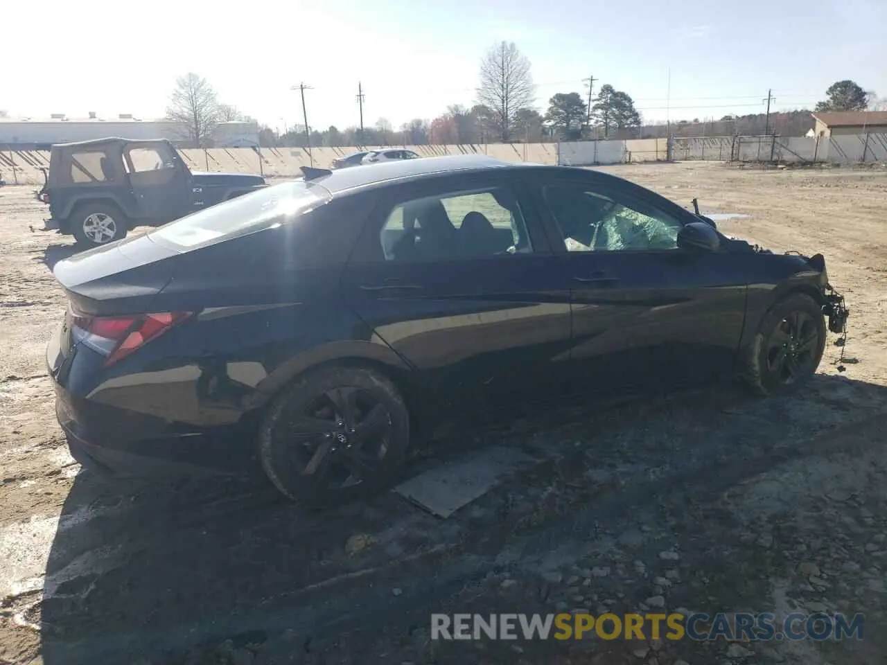 3 Photograph of a damaged car KMHLM4AG6NU297128 HYUNDAI ELANTRA 2022