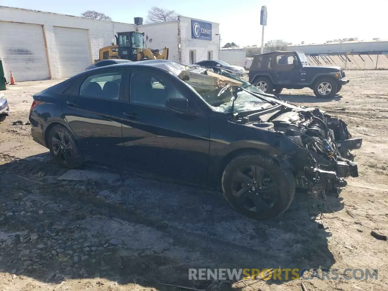 4 Photograph of a damaged car KMHLM4AG6NU297128 HYUNDAI ELANTRA 2022