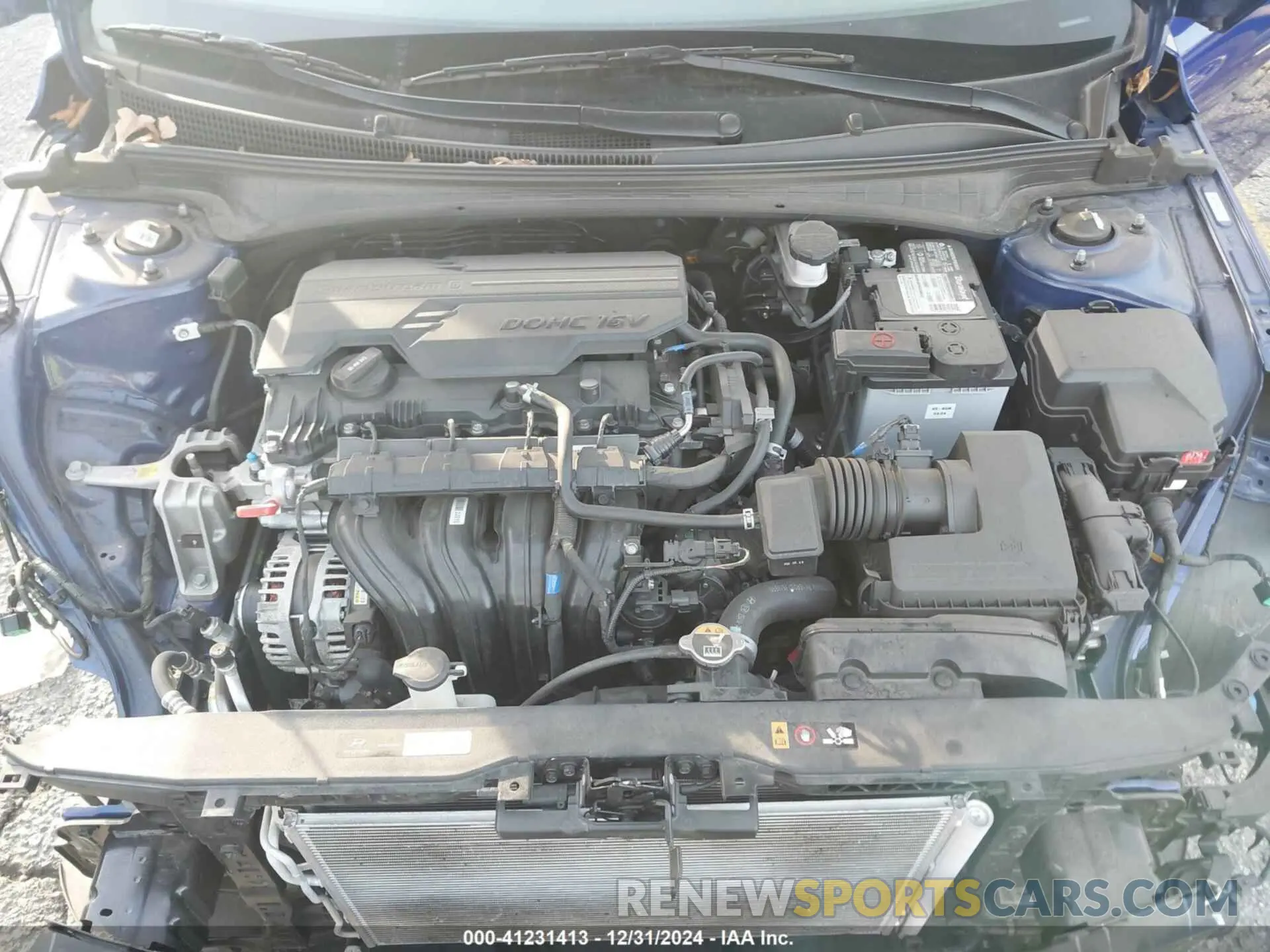 10 Photograph of a damaged car KMHLM4AG6NU337708 HYUNDAI ELANTRA 2022