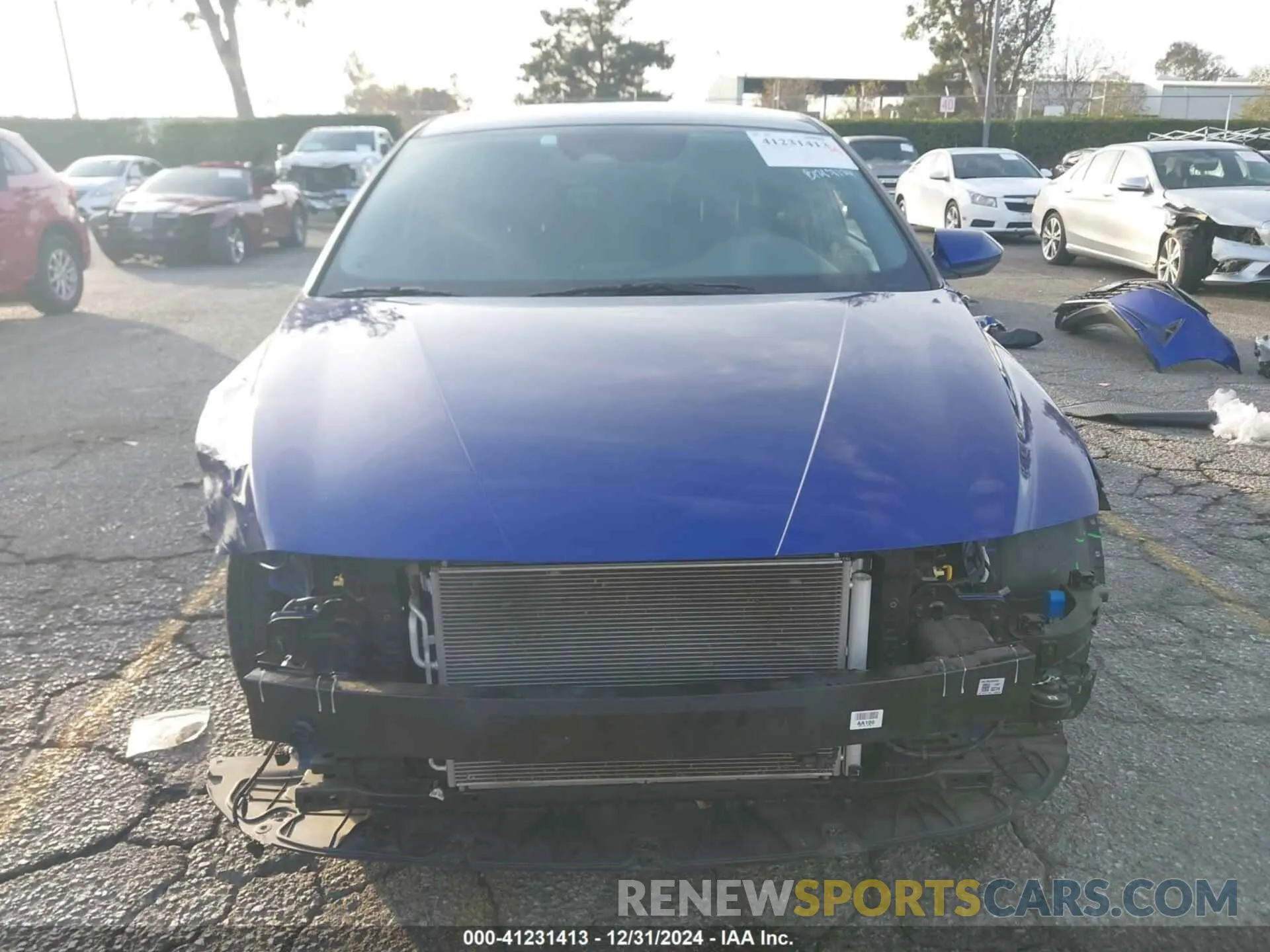 13 Photograph of a damaged car KMHLM4AG6NU337708 HYUNDAI ELANTRA 2022