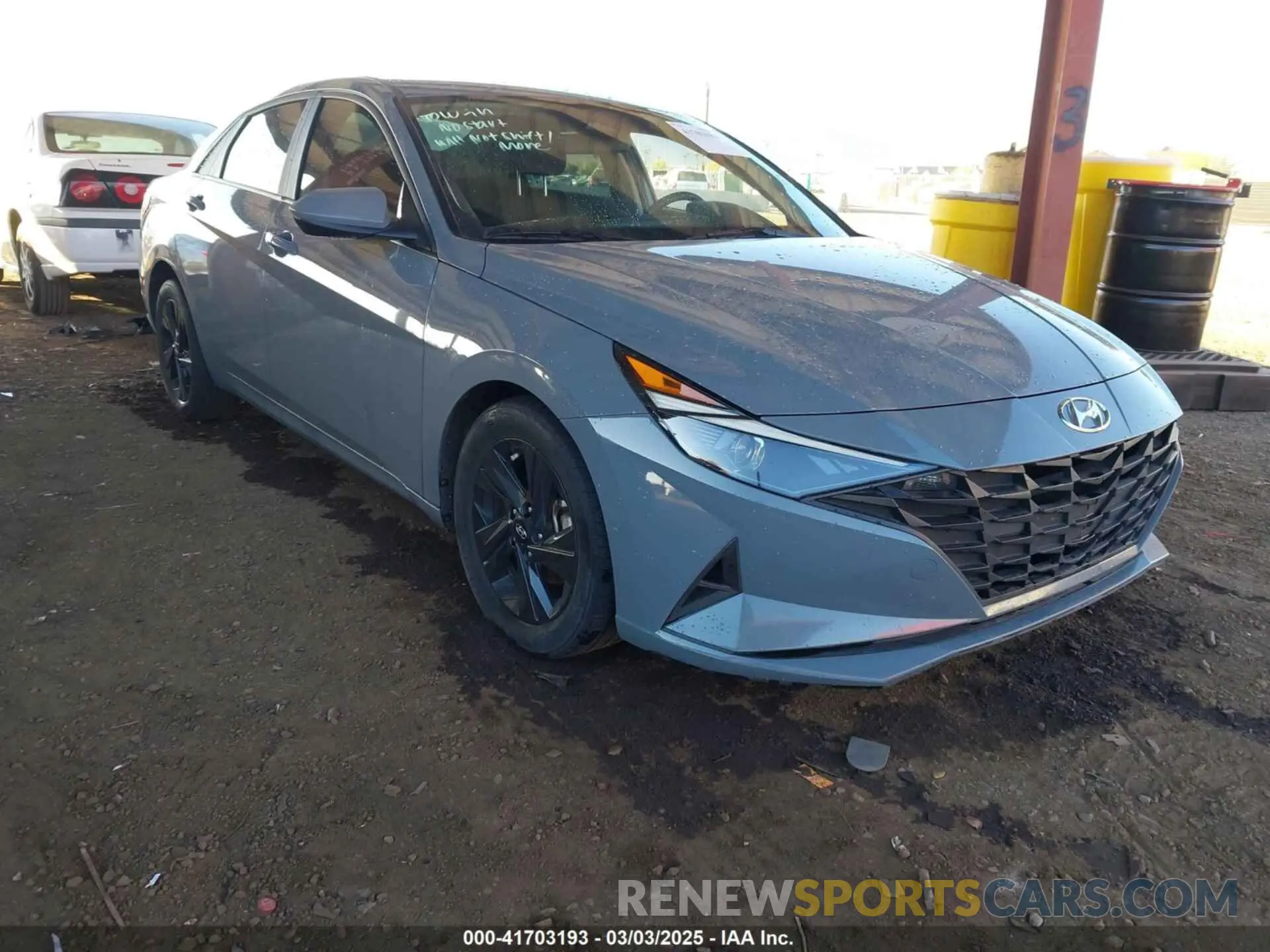1 Photograph of a damaged car KMHLM4AG6NU353164 HYUNDAI ELANTRA 2022