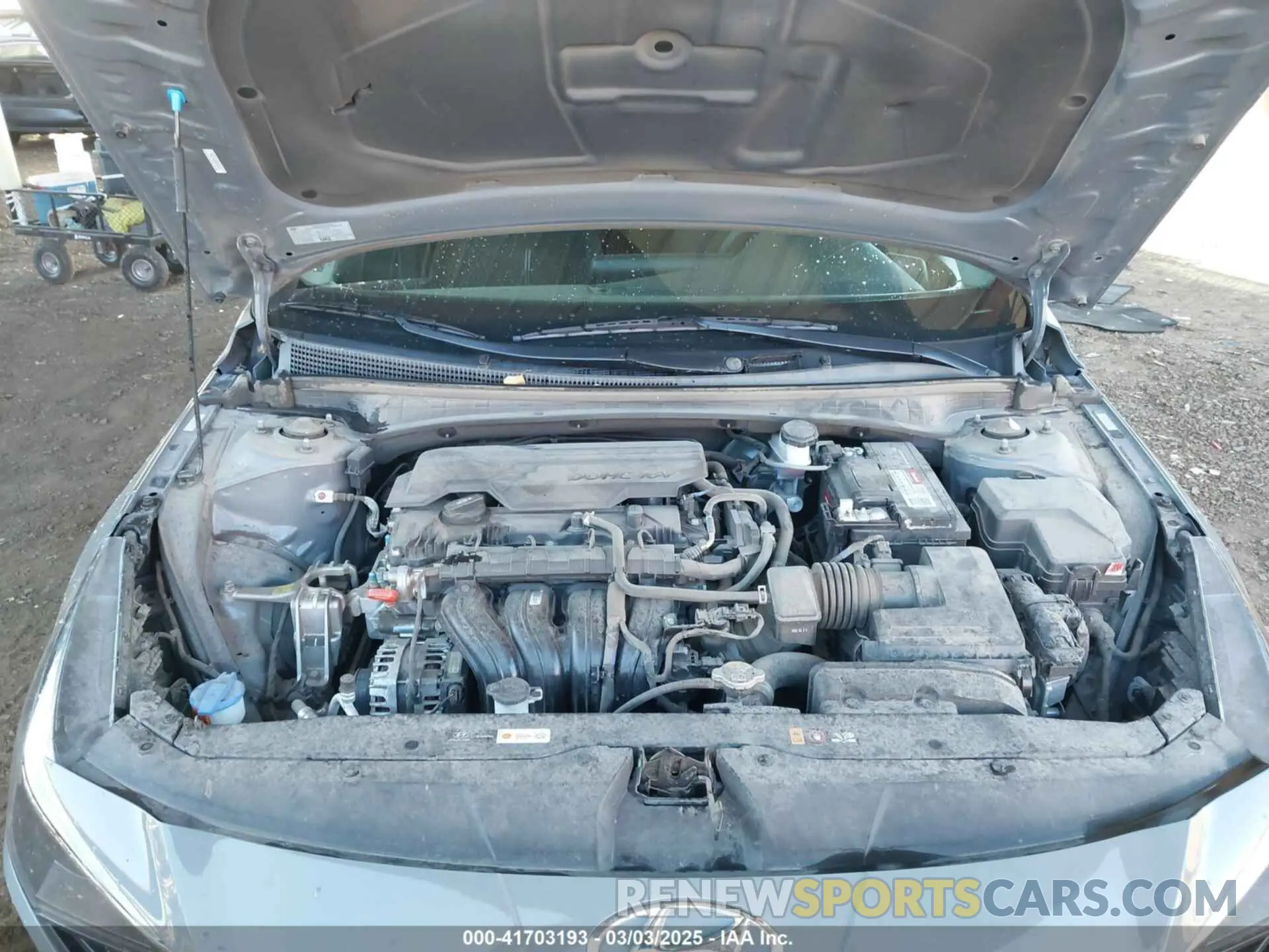 10 Photograph of a damaged car KMHLM4AG6NU353164 HYUNDAI ELANTRA 2022