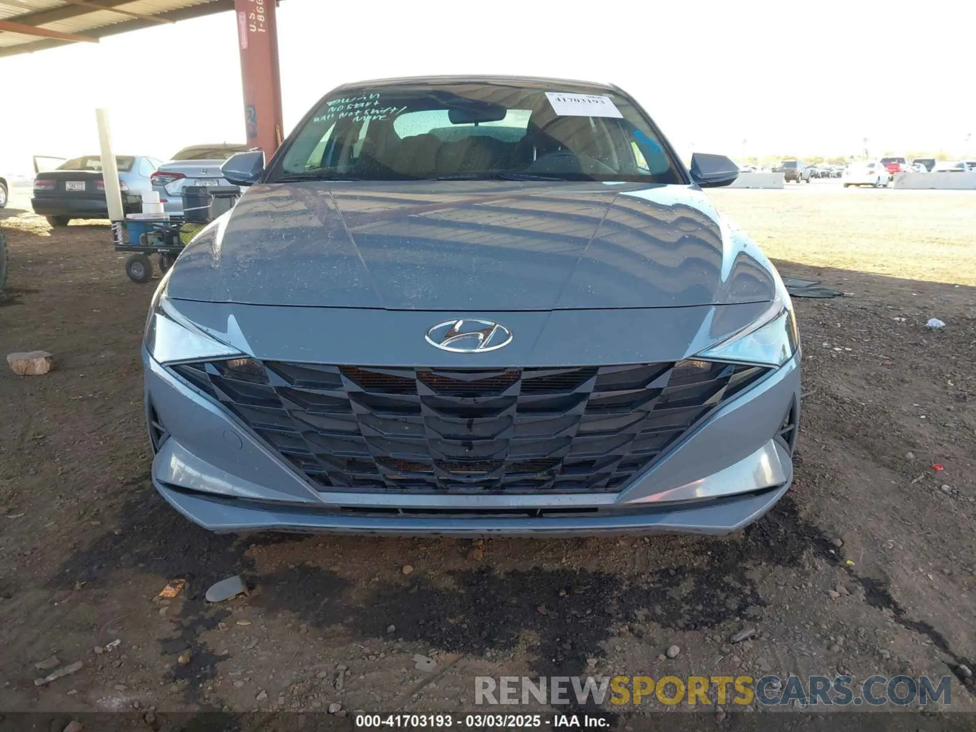 12 Photograph of a damaged car KMHLM4AG6NU353164 HYUNDAI ELANTRA 2022