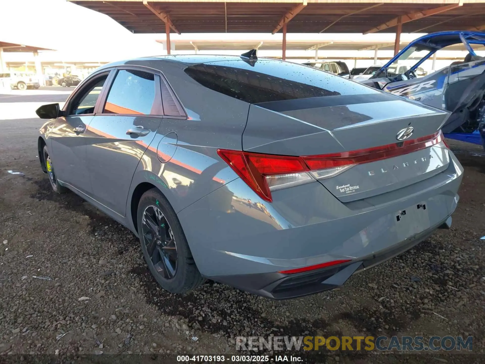3 Photograph of a damaged car KMHLM4AG6NU353164 HYUNDAI ELANTRA 2022