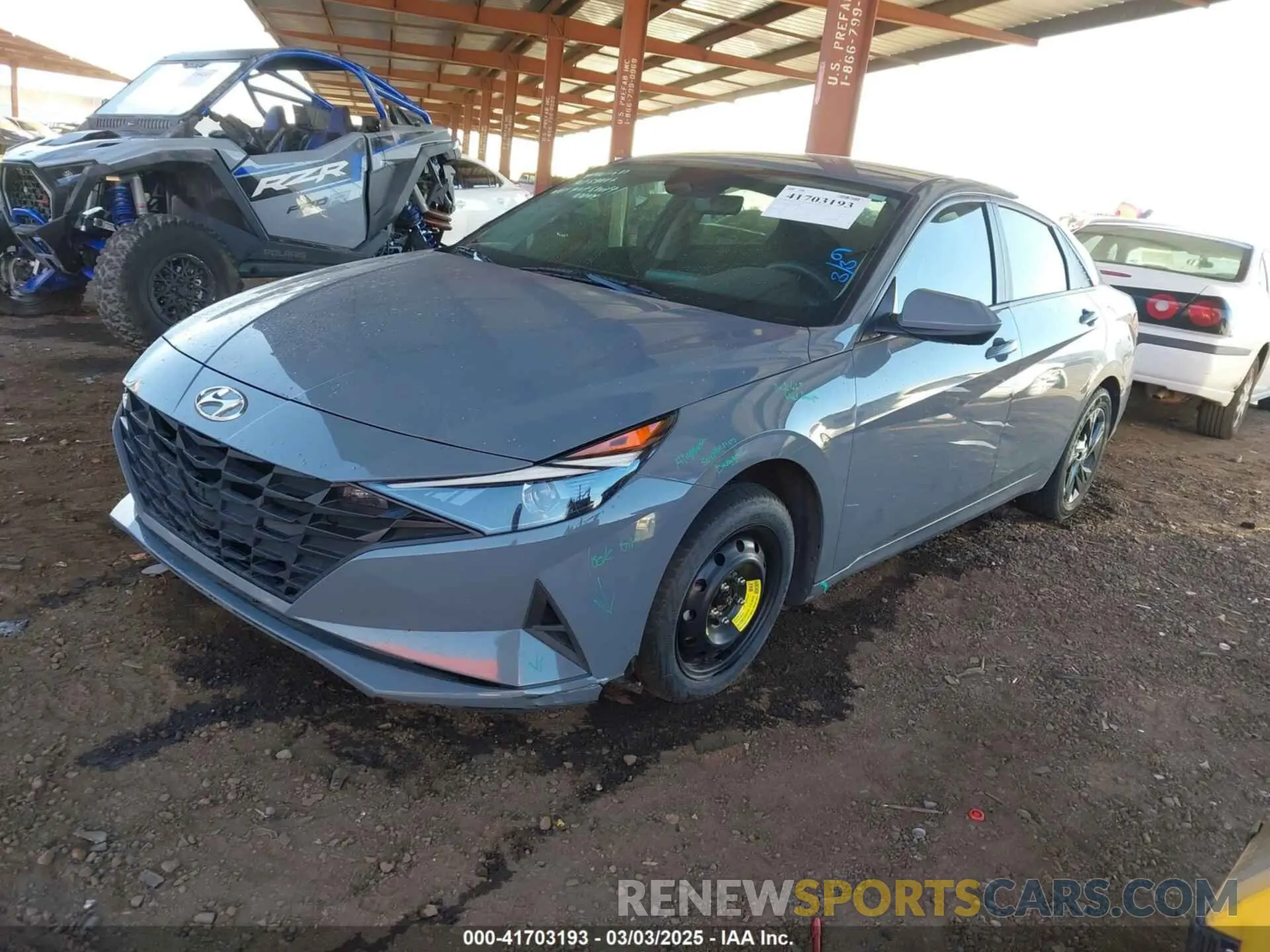 6 Photograph of a damaged car KMHLM4AG6NU353164 HYUNDAI ELANTRA 2022
