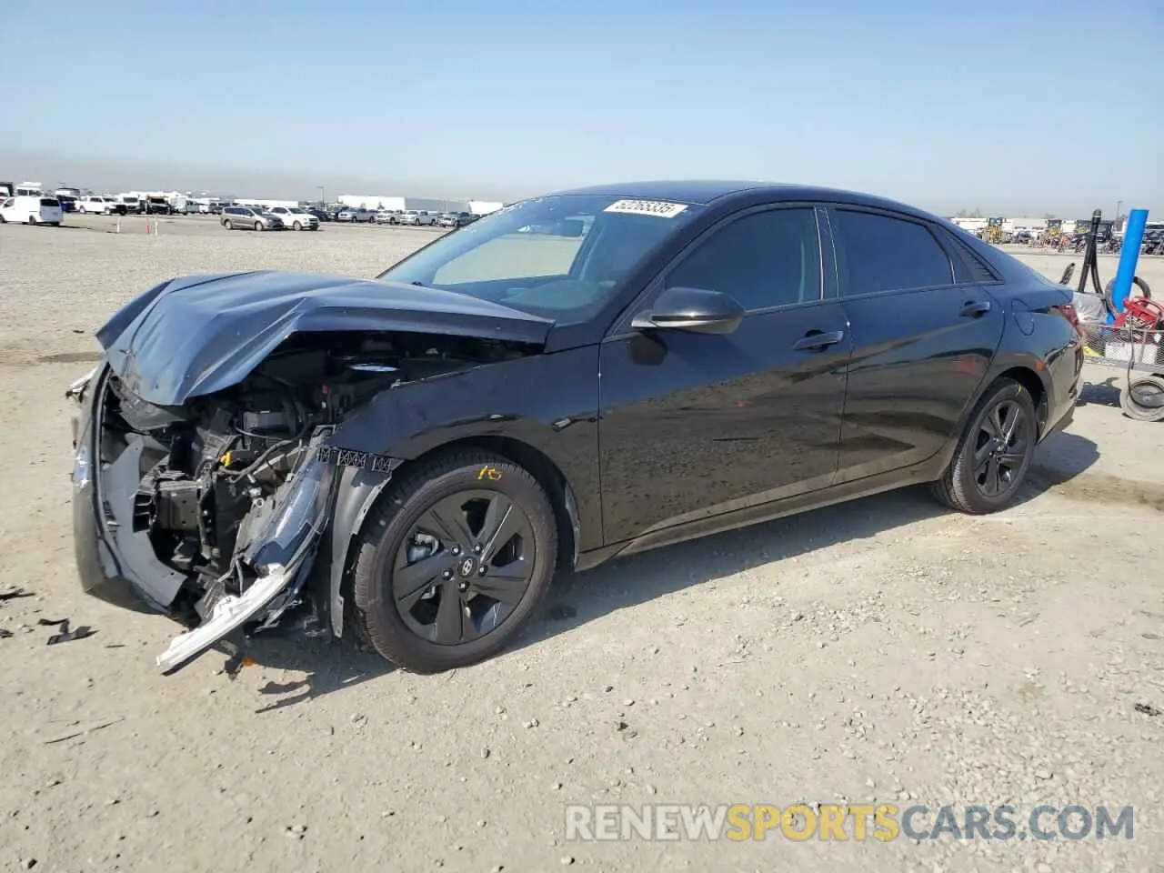 1 Photograph of a damaged car KMHLM4AG6NU357165 HYUNDAI ELANTRA 2022
