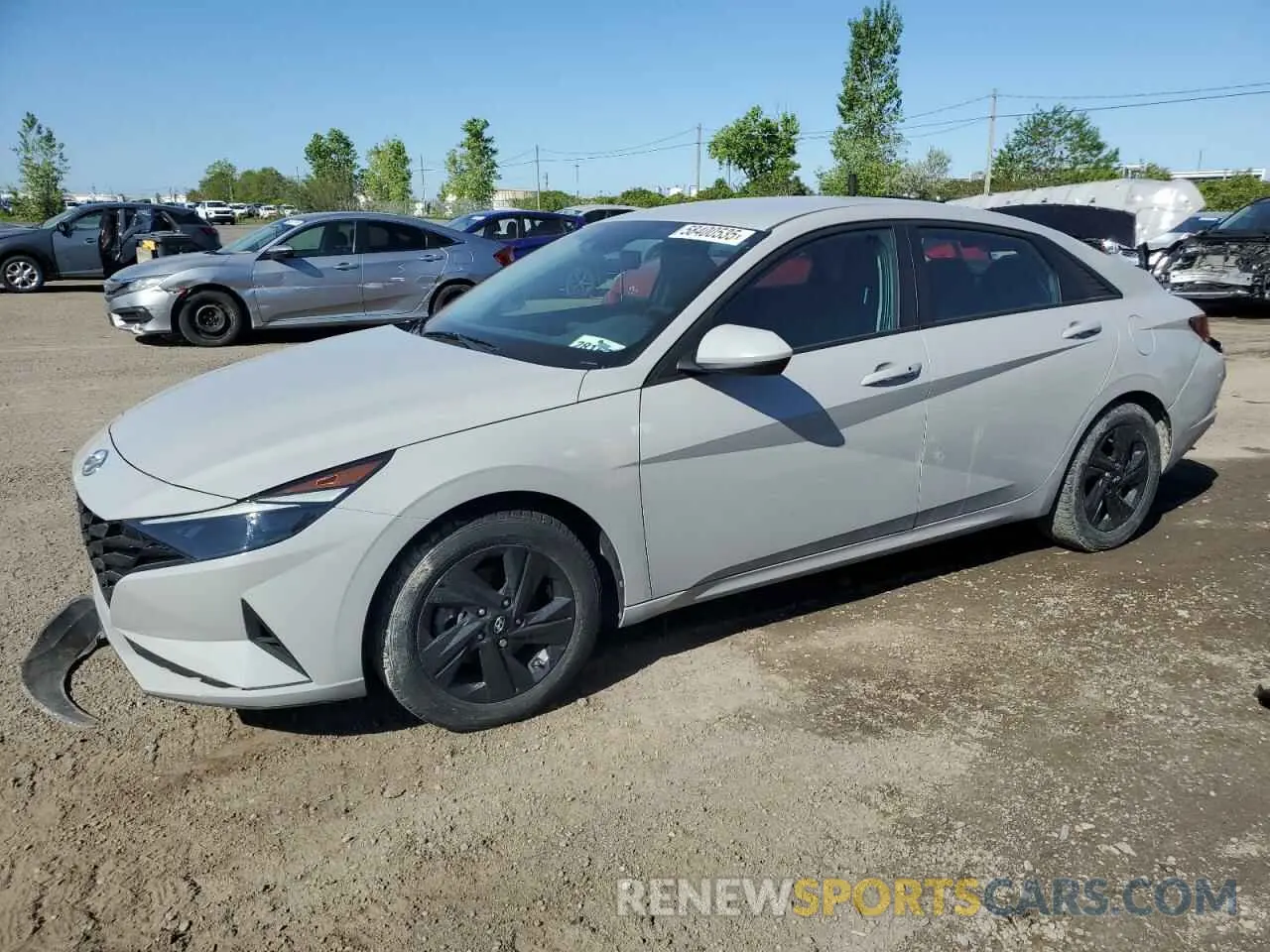 1 Photograph of a damaged car KMHLM4AG6NU362706 HYUNDAI ELANTRA 2022