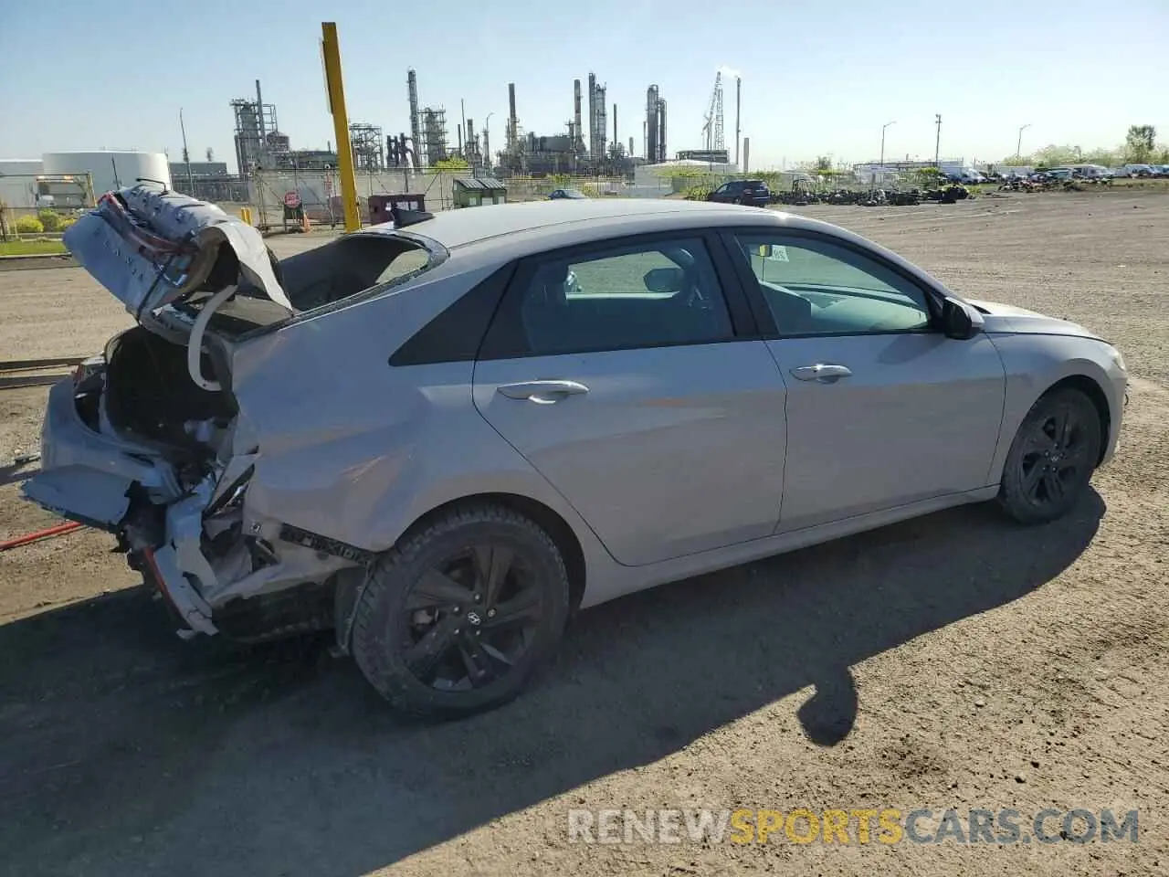 3 Photograph of a damaged car KMHLM4AG6NU362706 HYUNDAI ELANTRA 2022