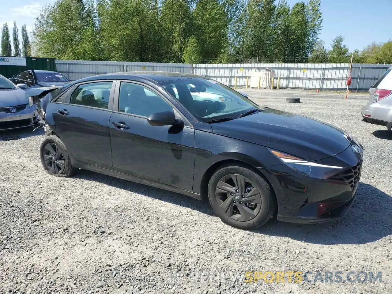 4 Photograph of a damaged car KMHLM4AG7NU243840 HYUNDAI ELANTRA 2022