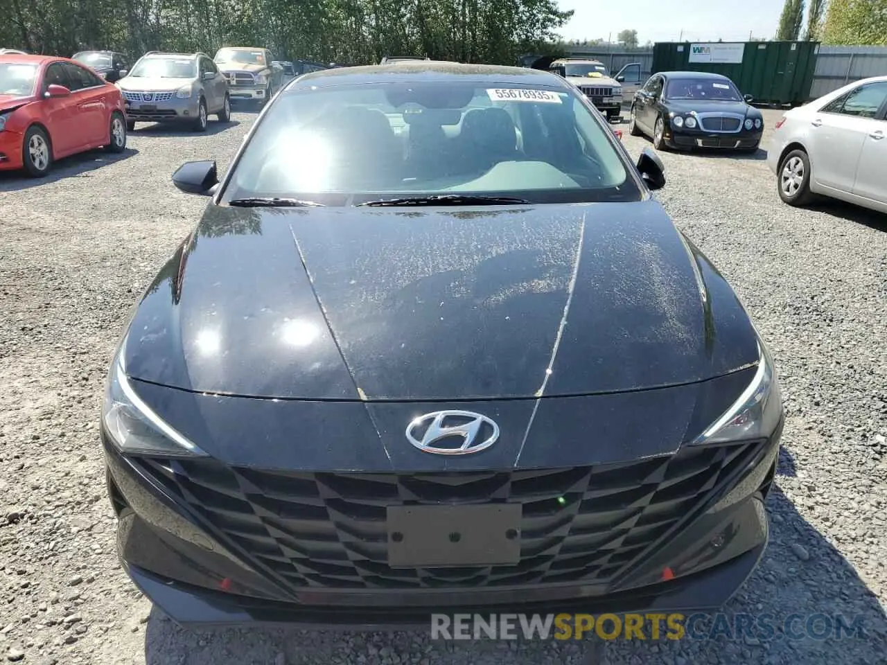 5 Photograph of a damaged car KMHLM4AG7NU243840 HYUNDAI ELANTRA 2022