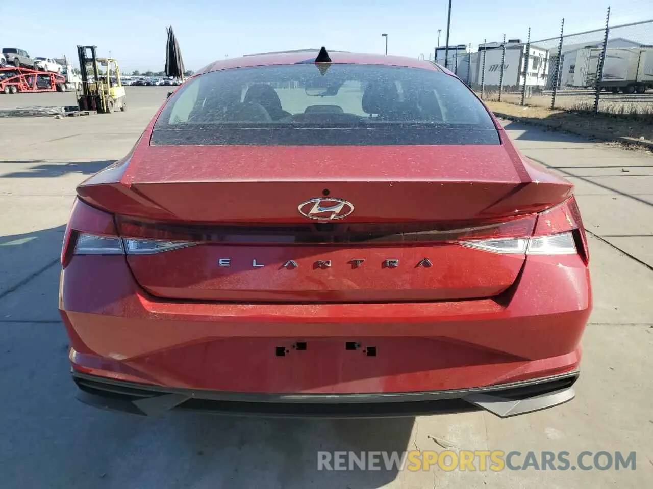 6 Photograph of a damaged car KMHLM4AG7NU307164 HYUNDAI ELANTRA 2022