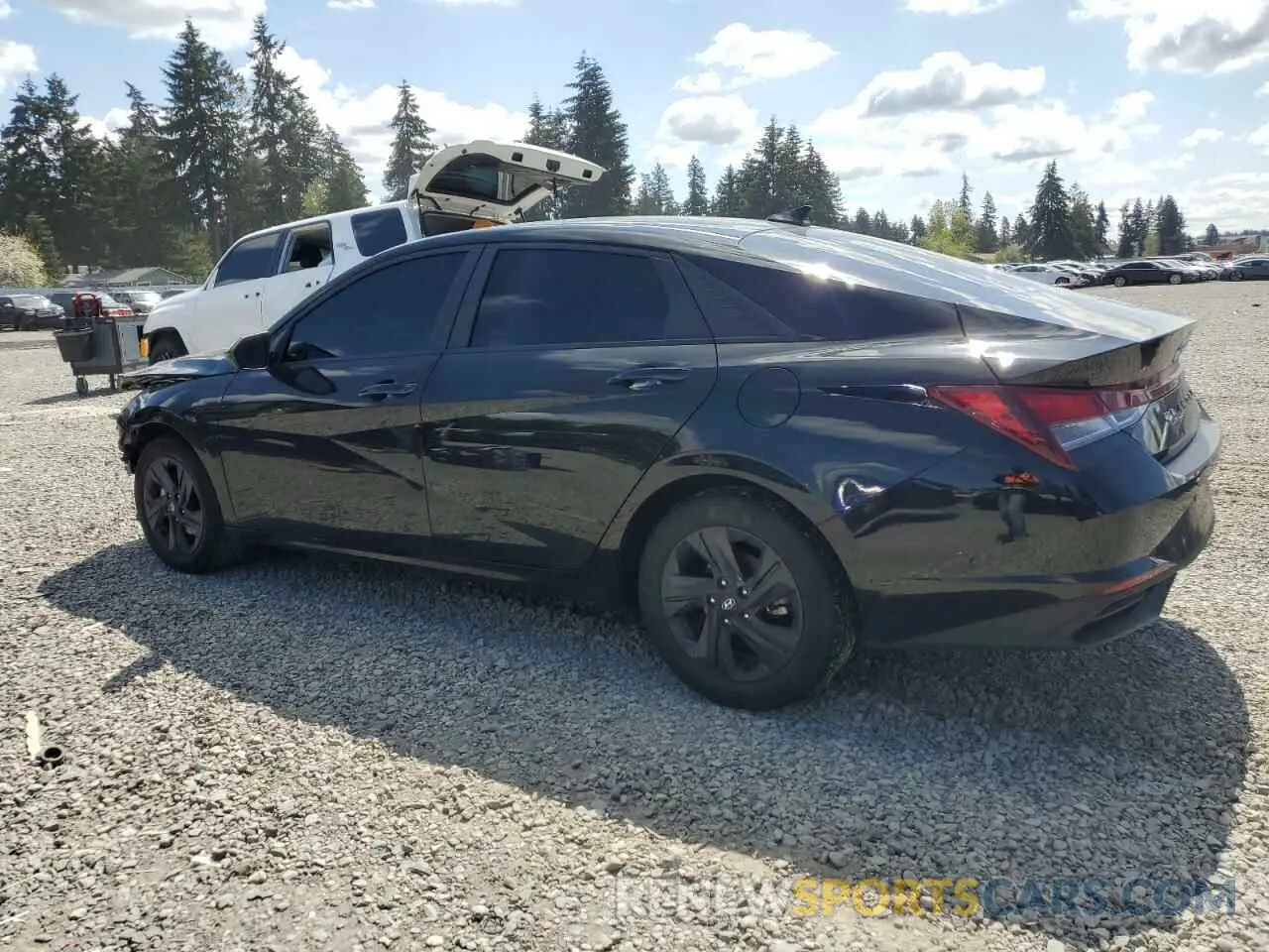 2 Photograph of a damaged car KMHLM4AG8NU259917 HYUNDAI ELANTRA 2022
