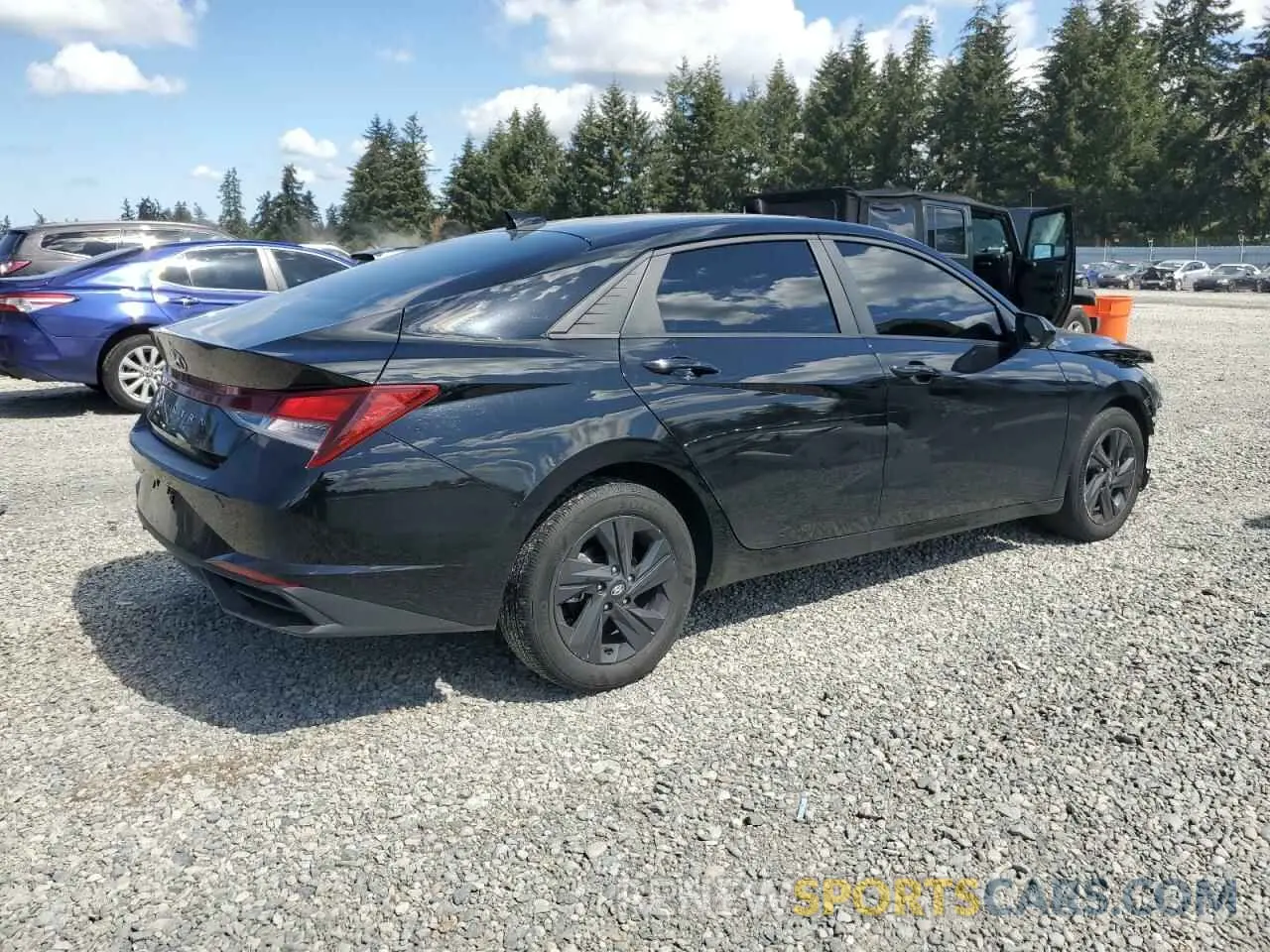 3 Photograph of a damaged car KMHLM4AG8NU259917 HYUNDAI ELANTRA 2022
