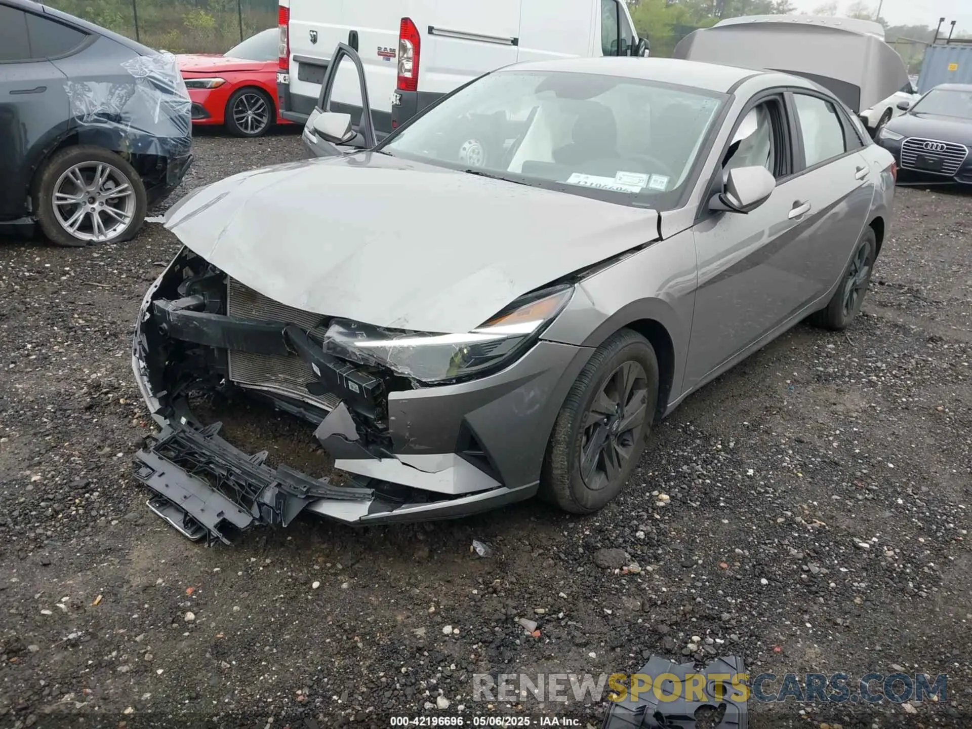 2 Photograph of a damaged car KMHLM4AG8NU286454 HYUNDAI ELANTRA 2022
