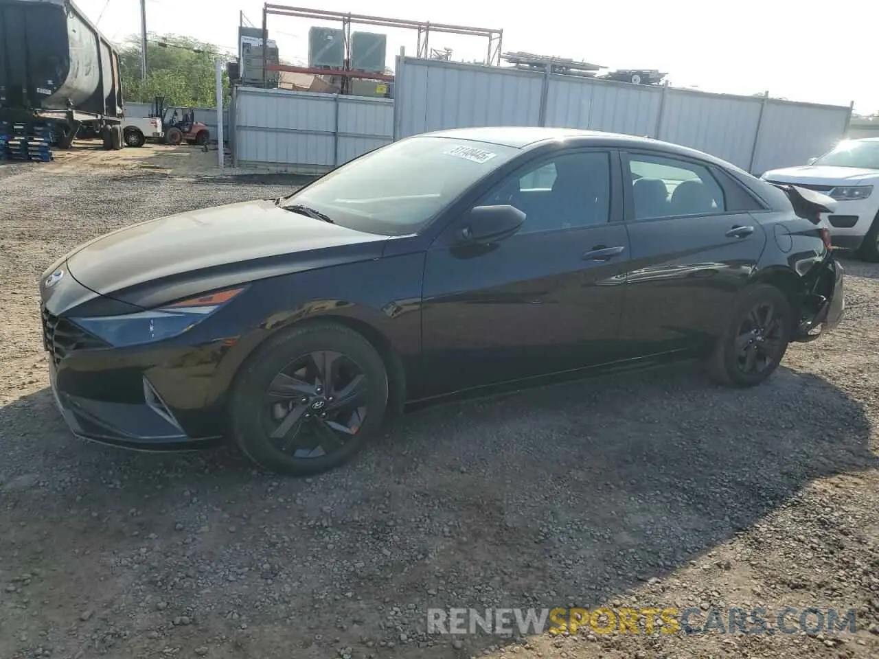 1 Photograph of a damaged car KMHLM4AG8NU286955 HYUNDAI ELANTRA 2022