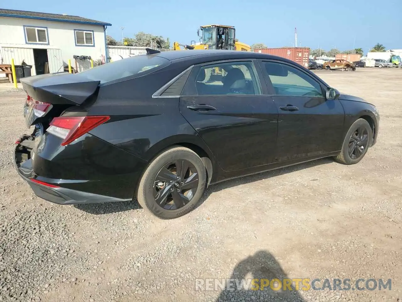 3 Photograph of a damaged car KMHLM4AG8NU286955 HYUNDAI ELANTRA 2022