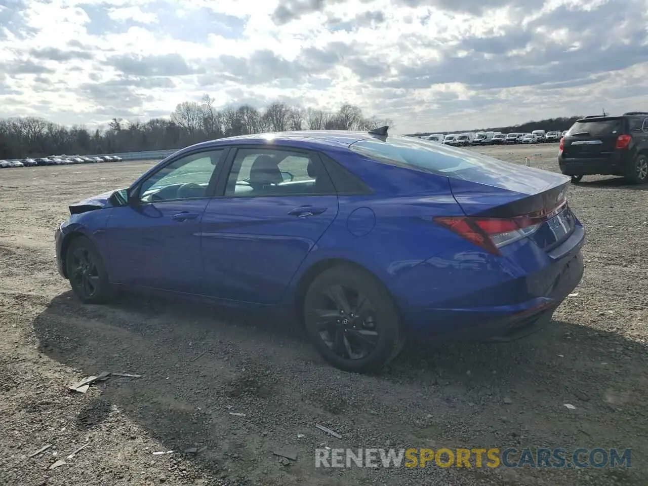 2 Photograph of a damaged car KMHLM4AG8NU312972 HYUNDAI ELANTRA 2022