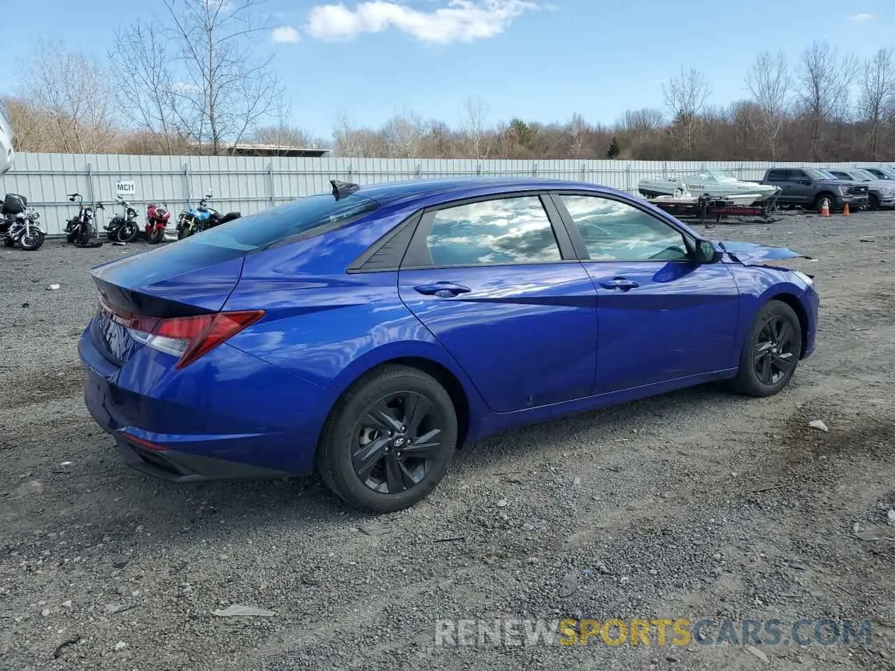 3 Photograph of a damaged car KMHLM4AG8NU312972 HYUNDAI ELANTRA 2022