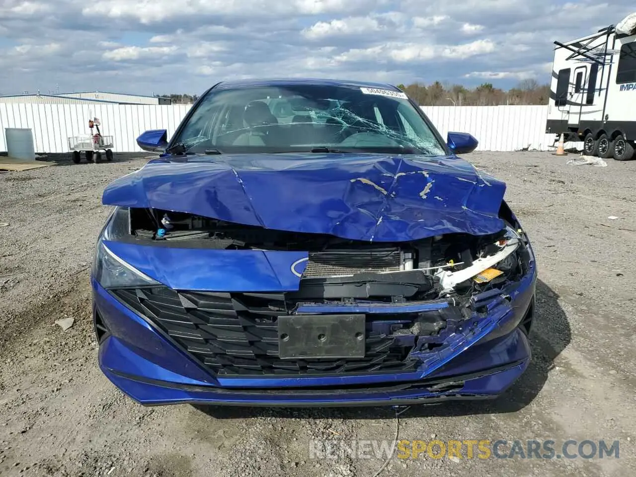 5 Photograph of a damaged car KMHLM4AG8NU312972 HYUNDAI ELANTRA 2022