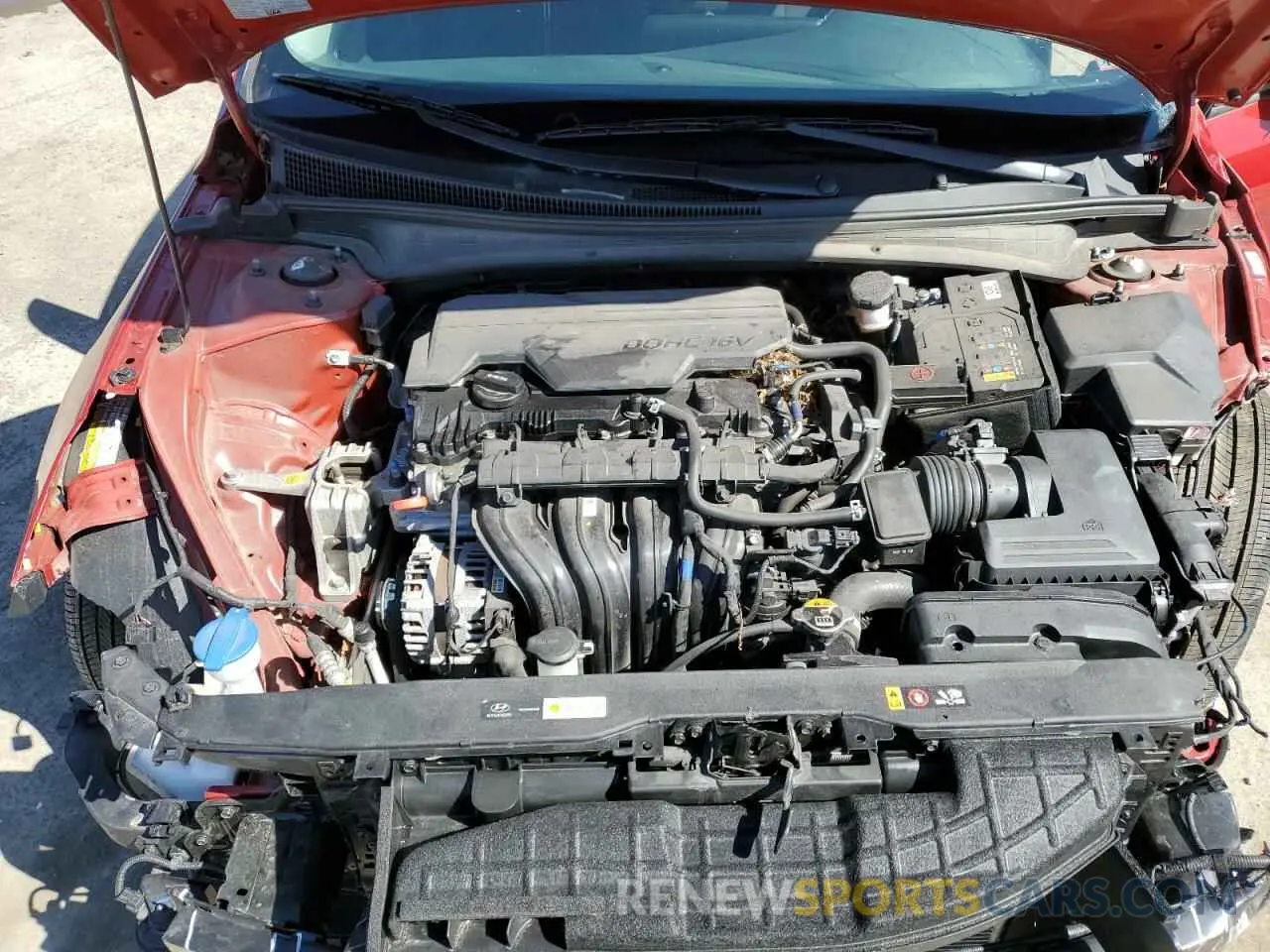 11 Photograph of a damaged car KMHLM4AG8NU332901 HYUNDAI ELANTRA 2022