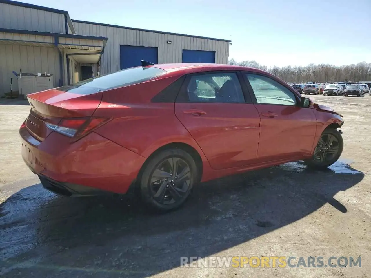3 Photograph of a damaged car KMHLM4AG8NU332901 HYUNDAI ELANTRA 2022