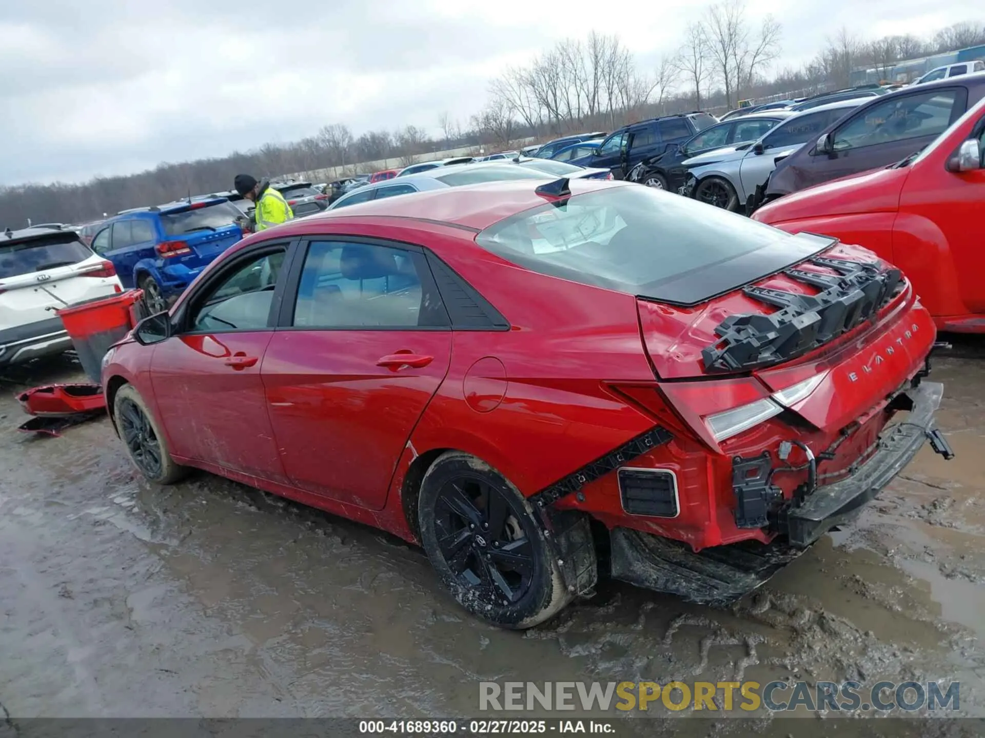 15 Photograph of a damaged car KMHLM4AG8NU351741 HYUNDAI ELANTRA 2022