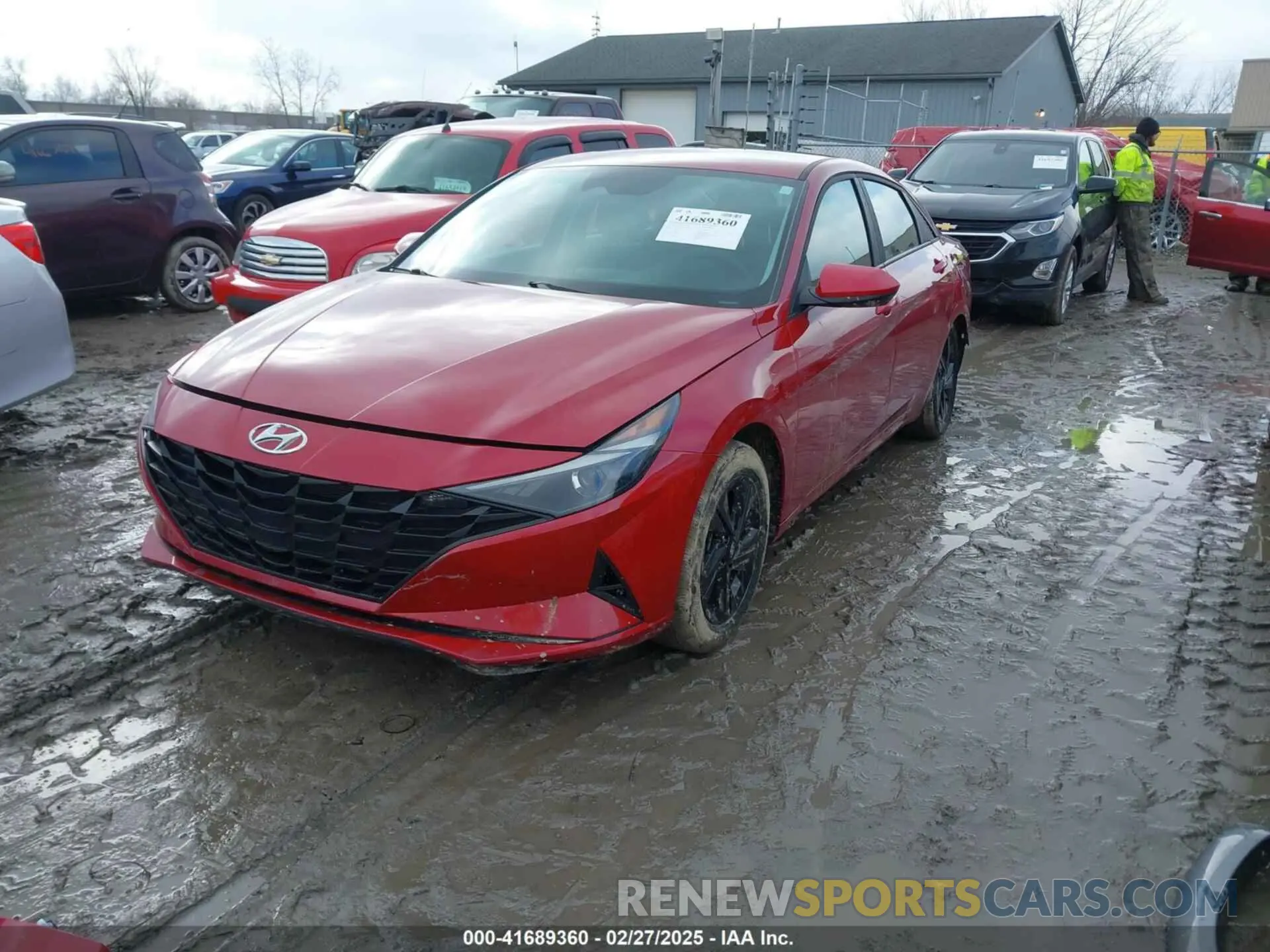 2 Photograph of a damaged car KMHLM4AG8NU351741 HYUNDAI ELANTRA 2022