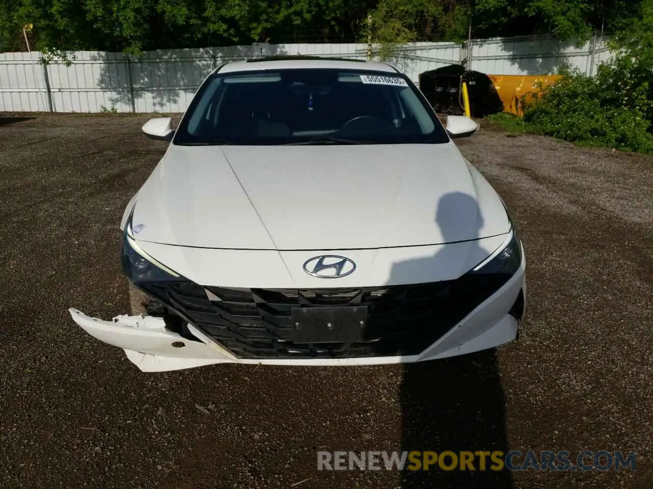 5 Photograph of a damaged car KMHLM4AG8NU355305 HYUNDAI ELANTRA 2022