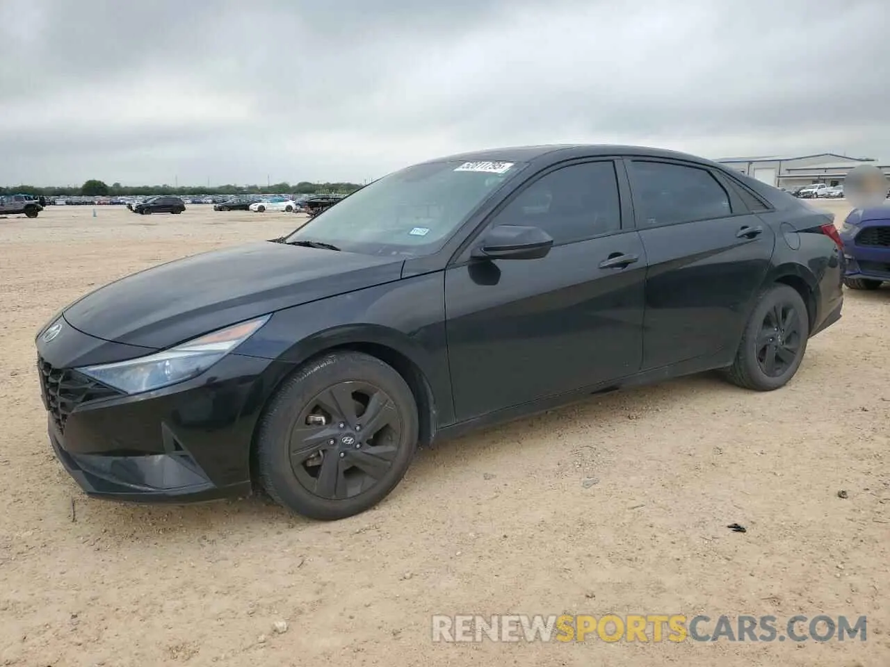 1 Photograph of a damaged car KMHLM4AG9NU225341 HYUNDAI ELANTRA 2022