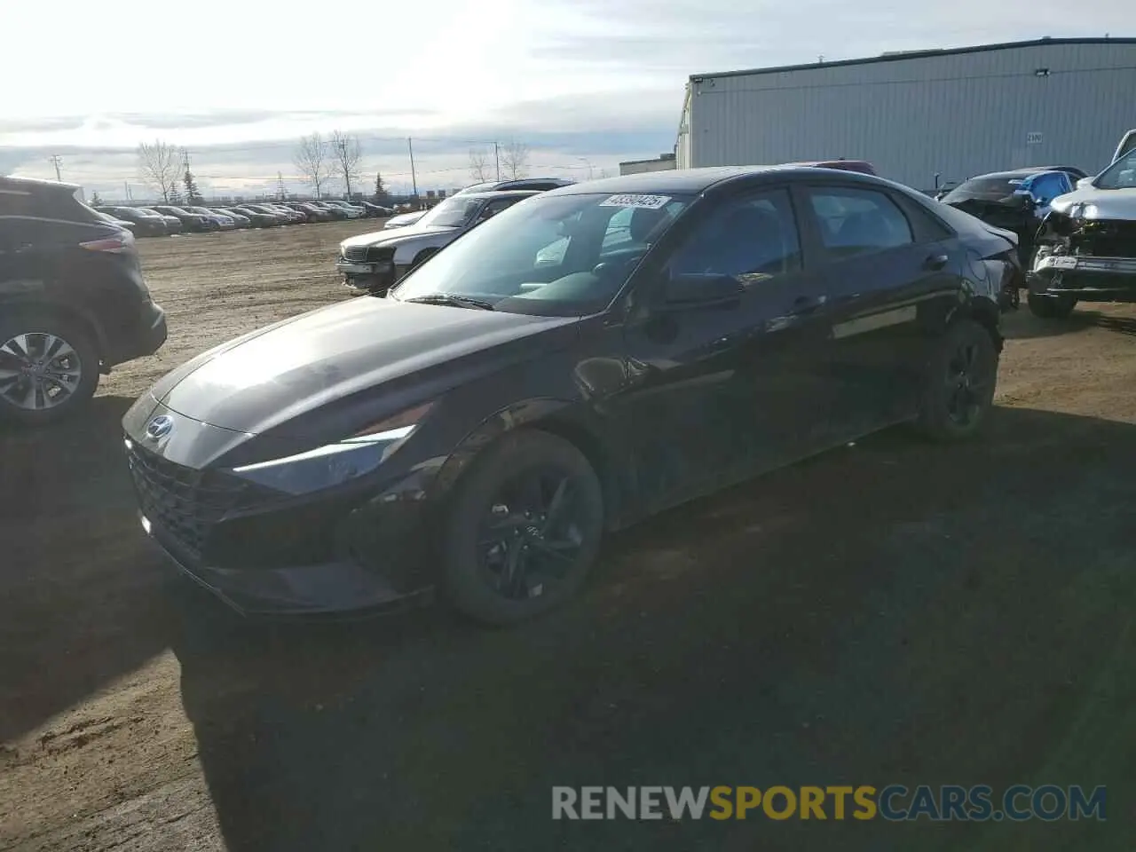 1 Photograph of a damaged car KMHLM4AG9NU336133 HYUNDAI ELANTRA 2022