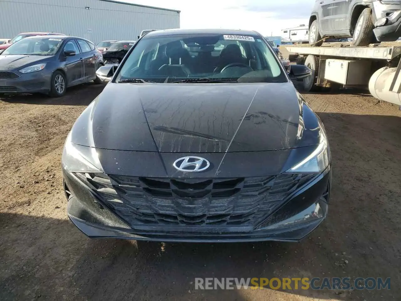 5 Photograph of a damaged car KMHLM4AG9NU336133 HYUNDAI ELANTRA 2022