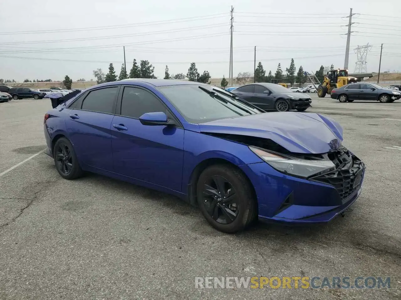 4 Photograph of a damaged car KMHLM4AG9NU337430 HYUNDAI ELANTRA 2022