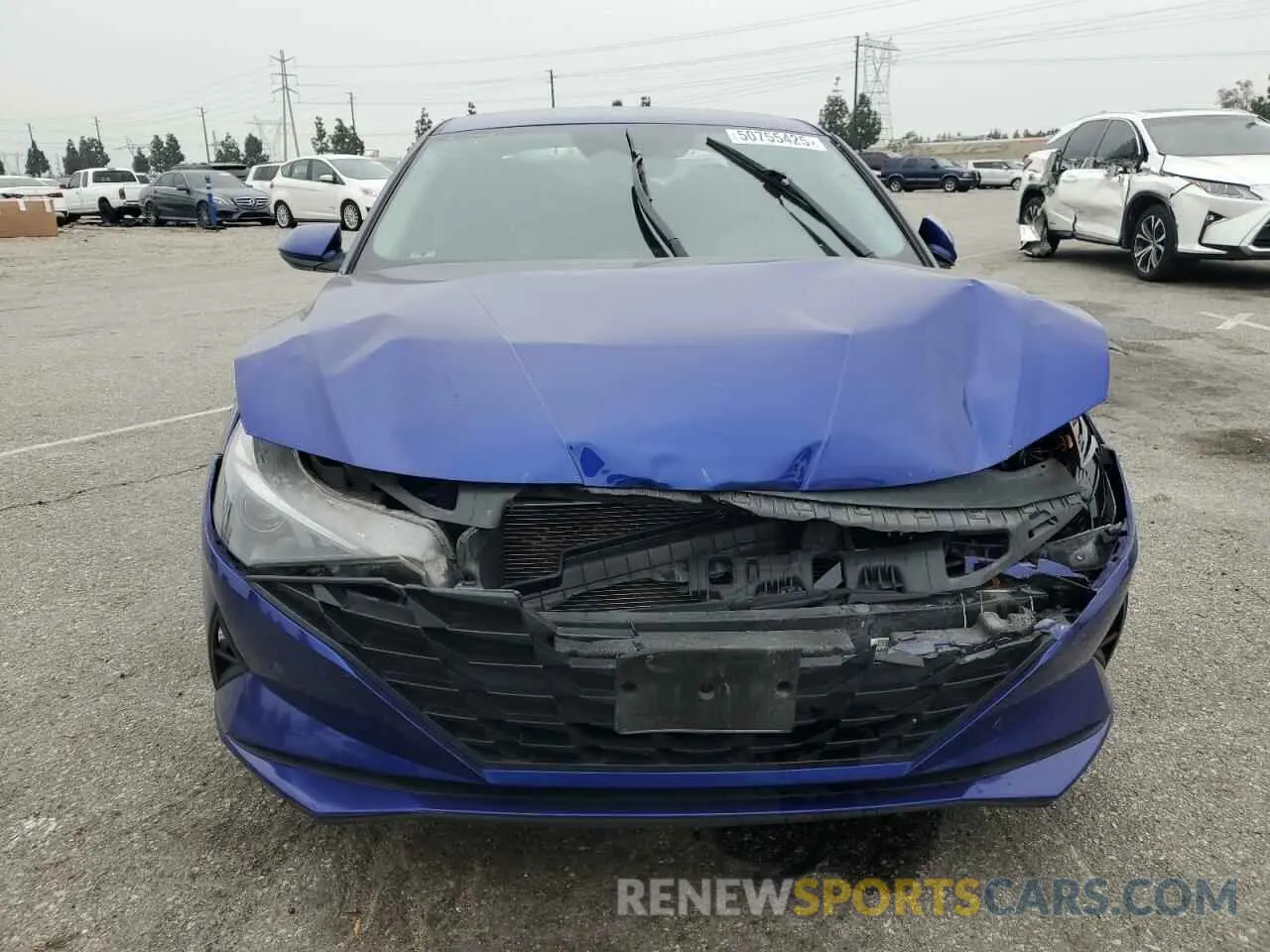 5 Photograph of a damaged car KMHLM4AG9NU337430 HYUNDAI ELANTRA 2022