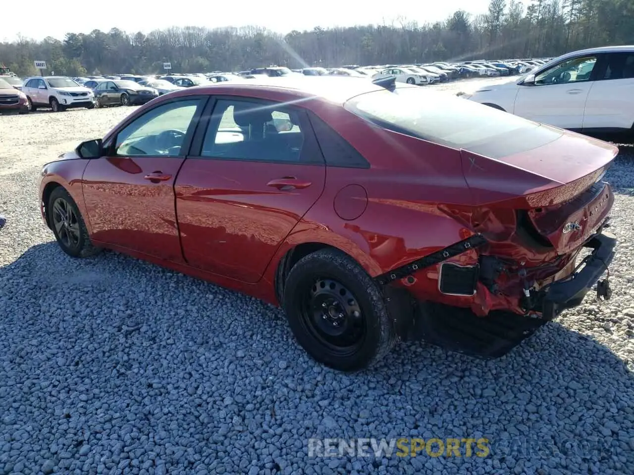 2 Photograph of a damaged car KMHLM4AG9NU344572 HYUNDAI ELANTRA 2022
