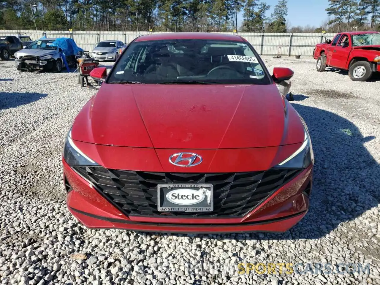5 Photograph of a damaged car KMHLM4AG9NU344572 HYUNDAI ELANTRA 2022