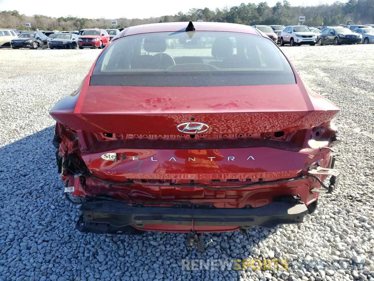 6 Photograph of a damaged car KMHLM4AG9NU344572 HYUNDAI ELANTRA 2022