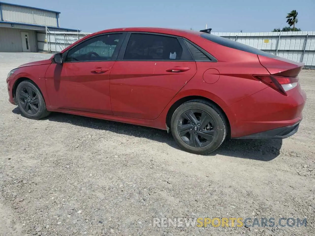 2 Photograph of a damaged car KMHLM4AG9NU354177 HYUNDAI ELANTRA 2022