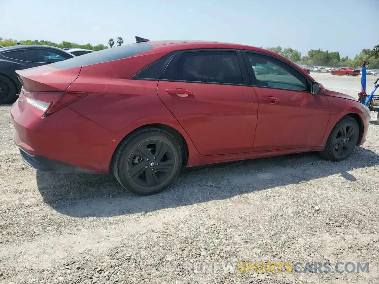 3 Photograph of a damaged car KMHLM4AG9NU354177 HYUNDAI ELANTRA 2022