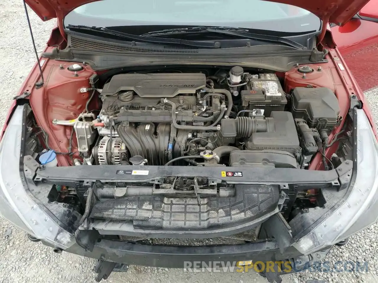 12 Photograph of a damaged car KMHLM4AG9NU365213 HYUNDAI ELANTRA 2022