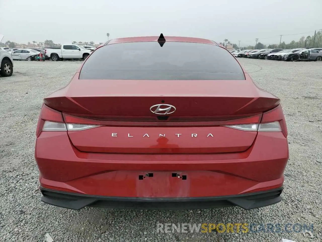 6 Photograph of a damaged car KMHLM4AG9NU365213 HYUNDAI ELANTRA 2022