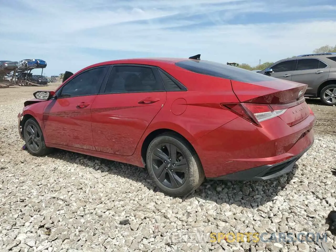 2 Photograph of a damaged car KMHLM4AGXNU245288 HYUNDAI ELANTRA 2022