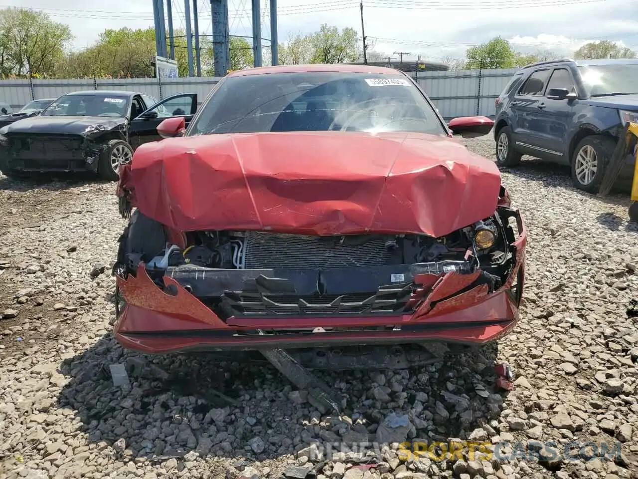5 Photograph of a damaged car KMHLM4AGXNU245288 HYUNDAI ELANTRA 2022