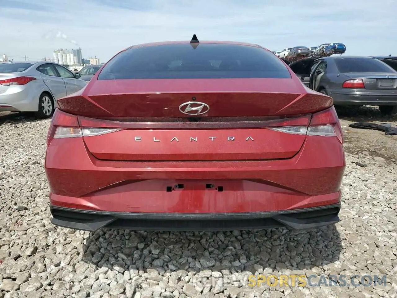 6 Photograph of a damaged car KMHLM4AGXNU245288 HYUNDAI ELANTRA 2022