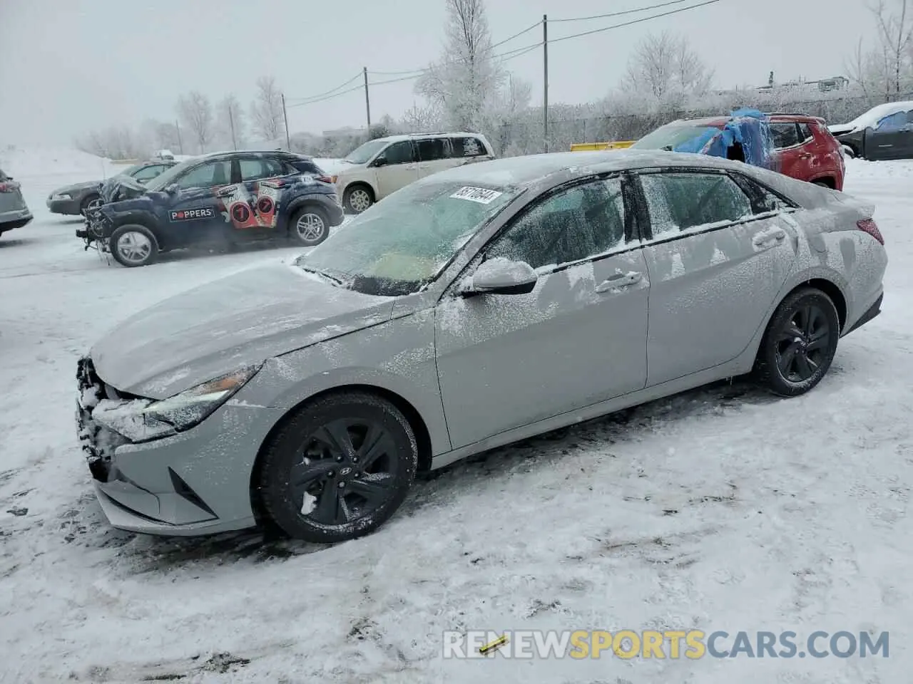 1 Photograph of a damaged car KMHLM4AGXNU261653 HYUNDAI ELANTRA 2022