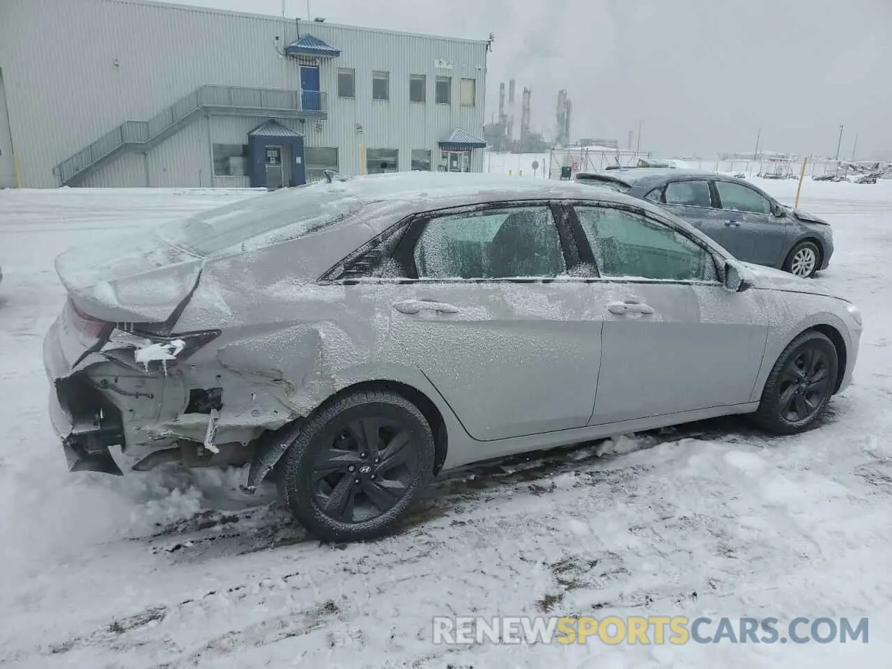 3 Photograph of a damaged car KMHLM4AGXNU261653 HYUNDAI ELANTRA 2022