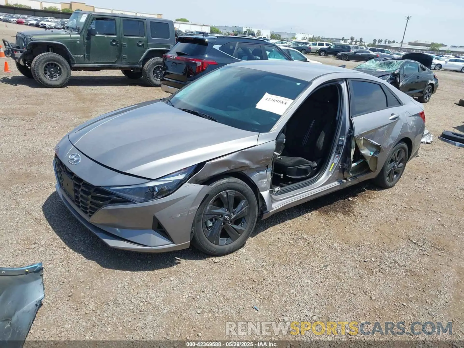 2 Photograph of a damaged car KMHLM4AGXNU301973 HYUNDAI ELANTRA 2022